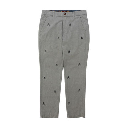 Gray Regular Pants