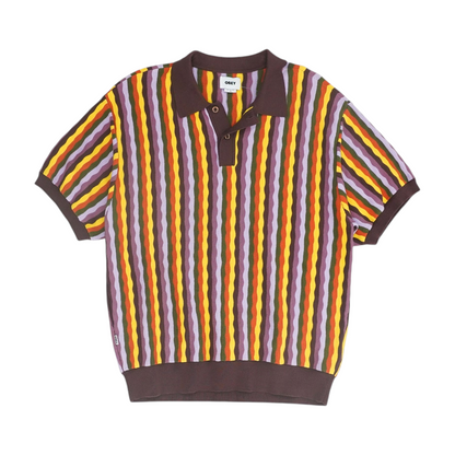 Multi Striped Short Sleeve Polo