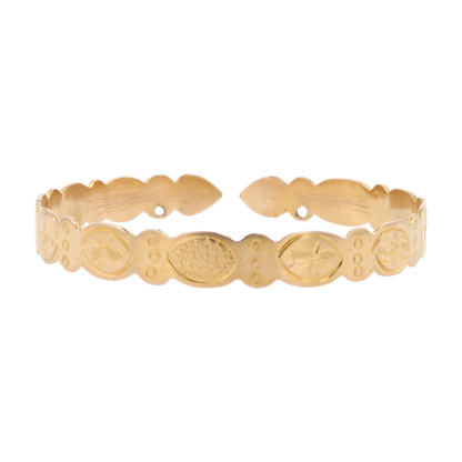 14K Yellow Gold Cuff Bracelet
