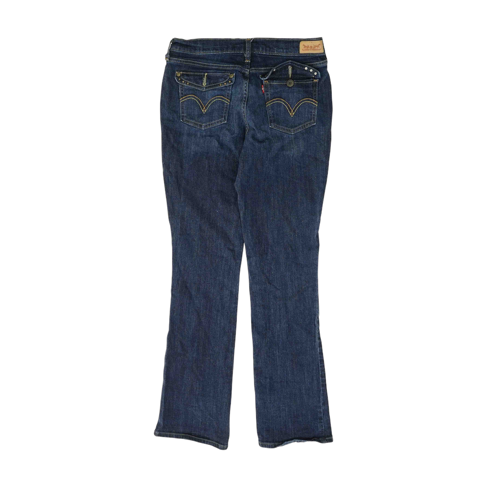 Blue Bootcut Jeans