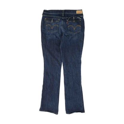 Blue Bootcut Jeans