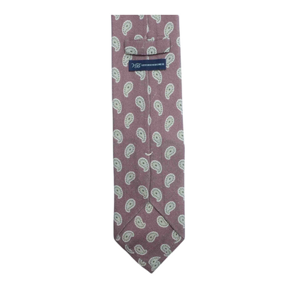 Mauve Paisley Neck Tie