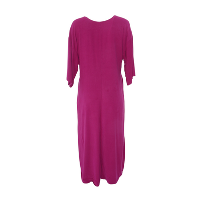 Magenta Midi Dress