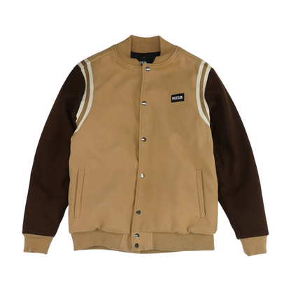 Tan Color Block Jacket