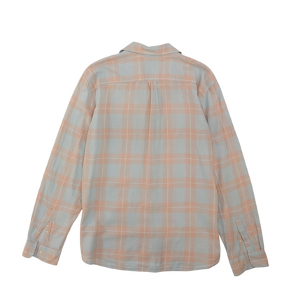 Blue Plaid Flannel Button Down