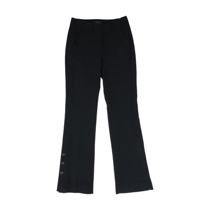 Black Solid Dress Pants