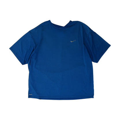 Blue Solid Active T-Shirt