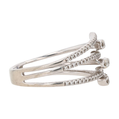 1/2 ctw 14K White Gold Diamond Fashion Ring
