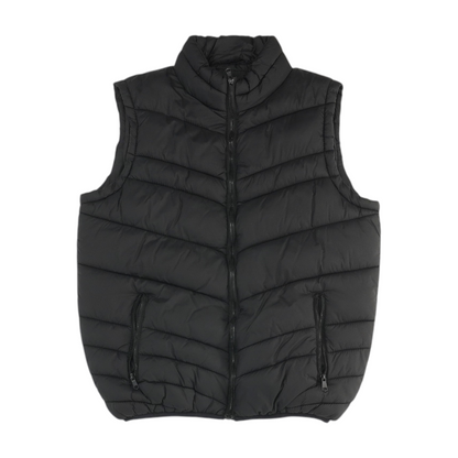 Black Solid Vest