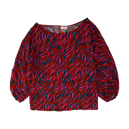 Multi Plus Size Animal Print Blouse