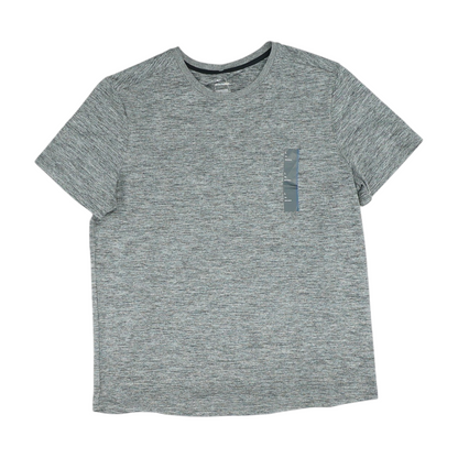 Gray Solid Active T-Shirt