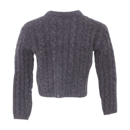 Gray Cardigan Sweater