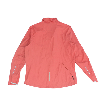 Pink Solid Rain Jacket