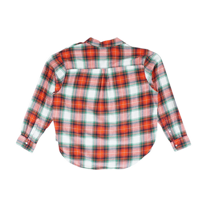 Multi Plaid Flannel Button Down