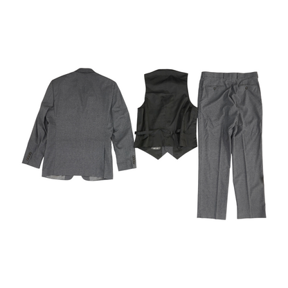 Gray Solid Suit