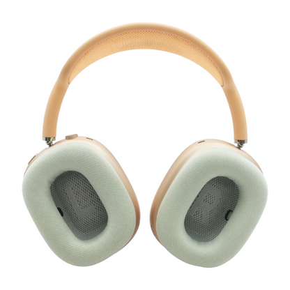 Orange AirPods Max (USB-C) Noise Cancelling Headphones With White Earpads