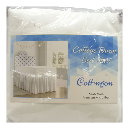 College Dorm Bed Skirt, Twin XL