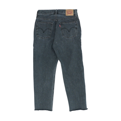 501 Black Straight Jeans