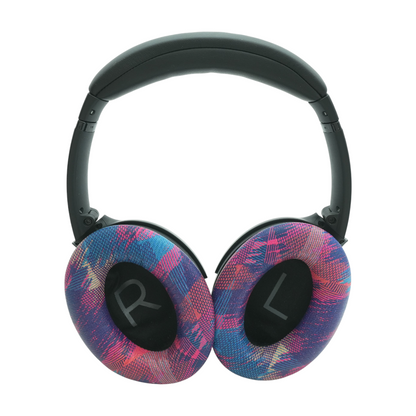 Black QuietComfort 45 Noise Cancelling Headphones With Blue/Pink Earpads