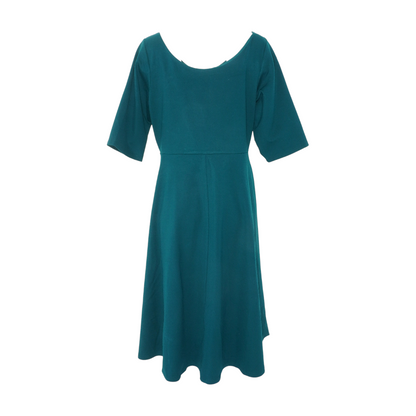 Teal Plus Midi Dress