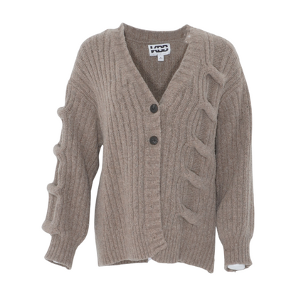 Brown Cardigan Sweater