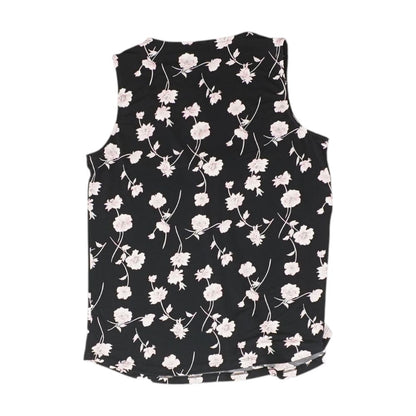 Black Floral Blouse