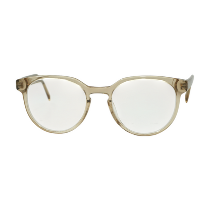 Brown Wright M Round Prescription Eyewear