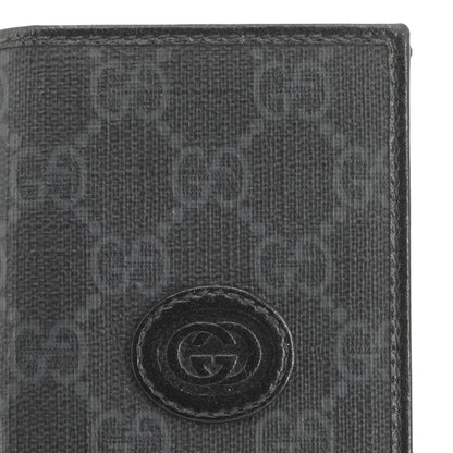 GG Supreme Card Case Wallet in Black