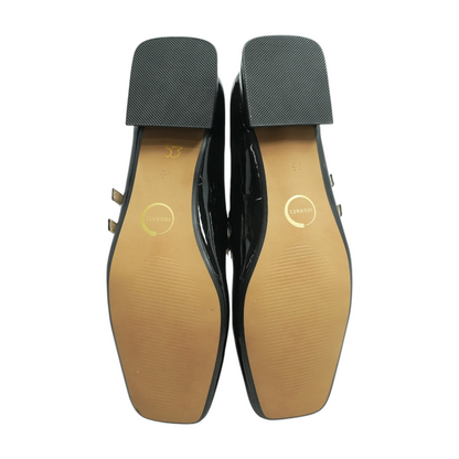 Black Slip-On Flats