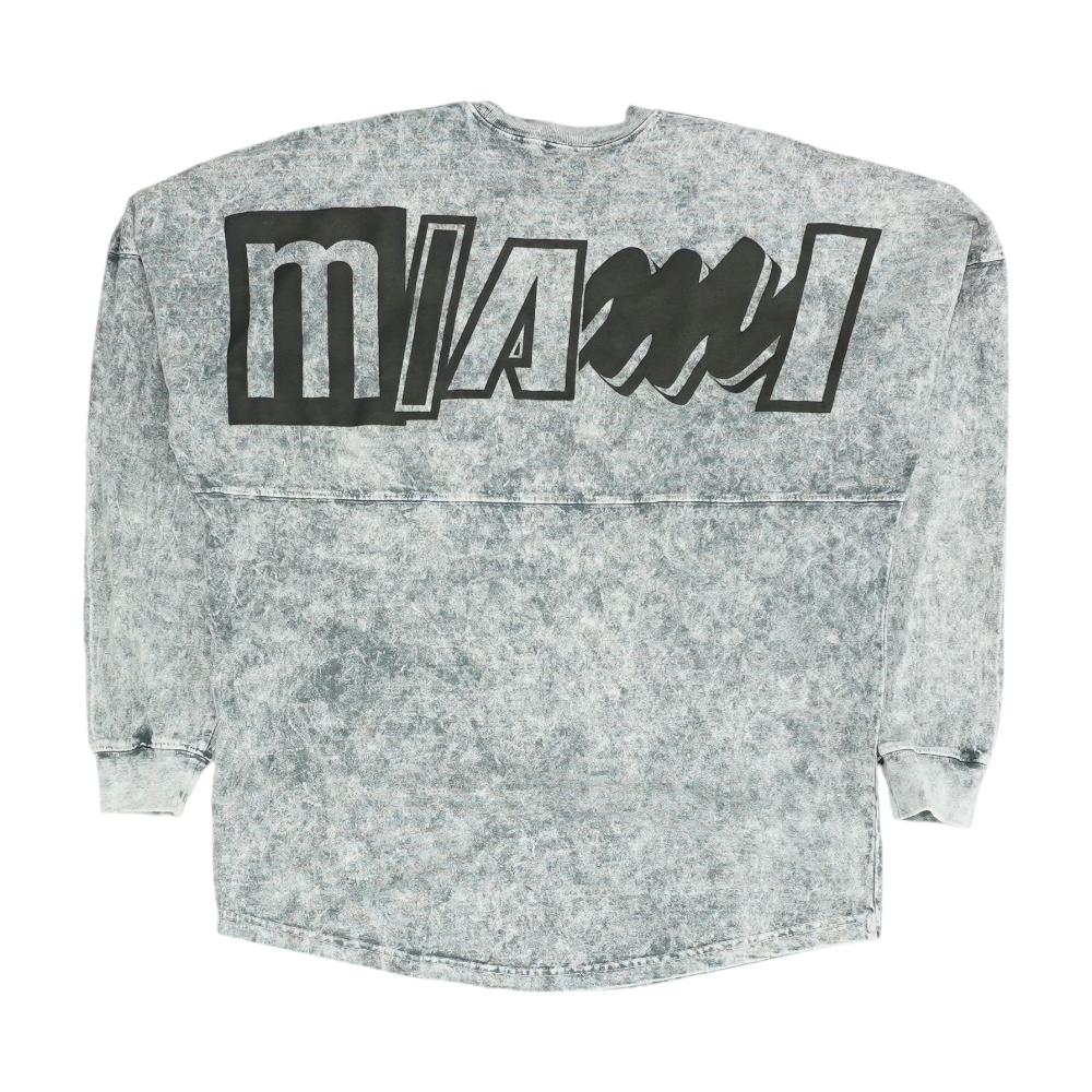 Gray Miami Heat Solid T-Shirt
