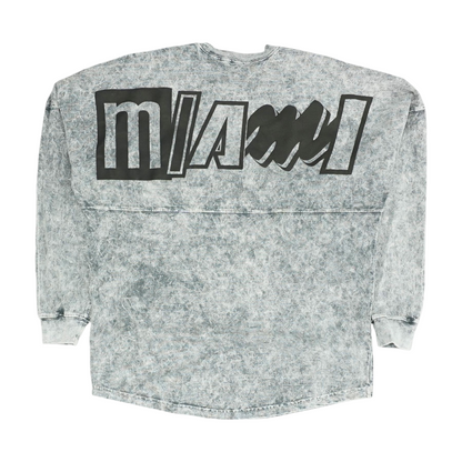 Gray Miami Heat Solid T-Shirt