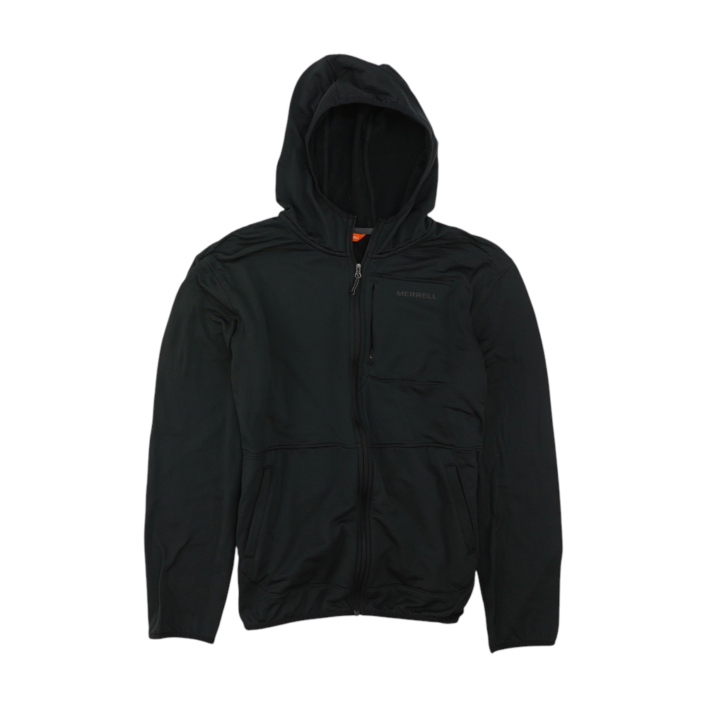 Black Solid Active Jacket