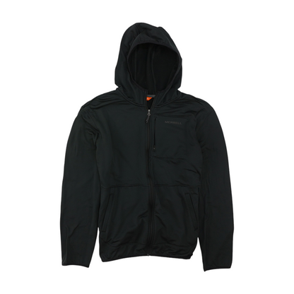 Black Solid Active Jacket