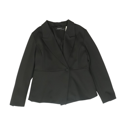 Black Solid Blazer