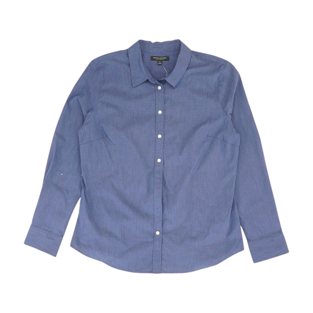 Banana Republic Blue Button Down – Image 1