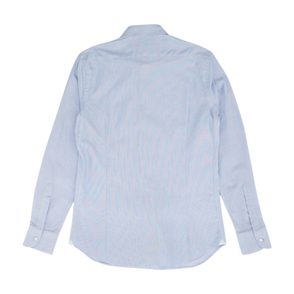 Blue Check Long Sleeve Button Down