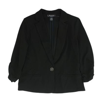 Black Solid Blazer