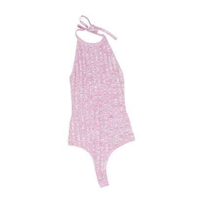 Purple Misc. Bodysuit Knit Top