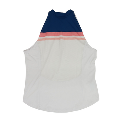 White Color Block Active T-Shirt