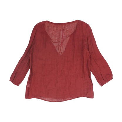 Burgundy Blouse