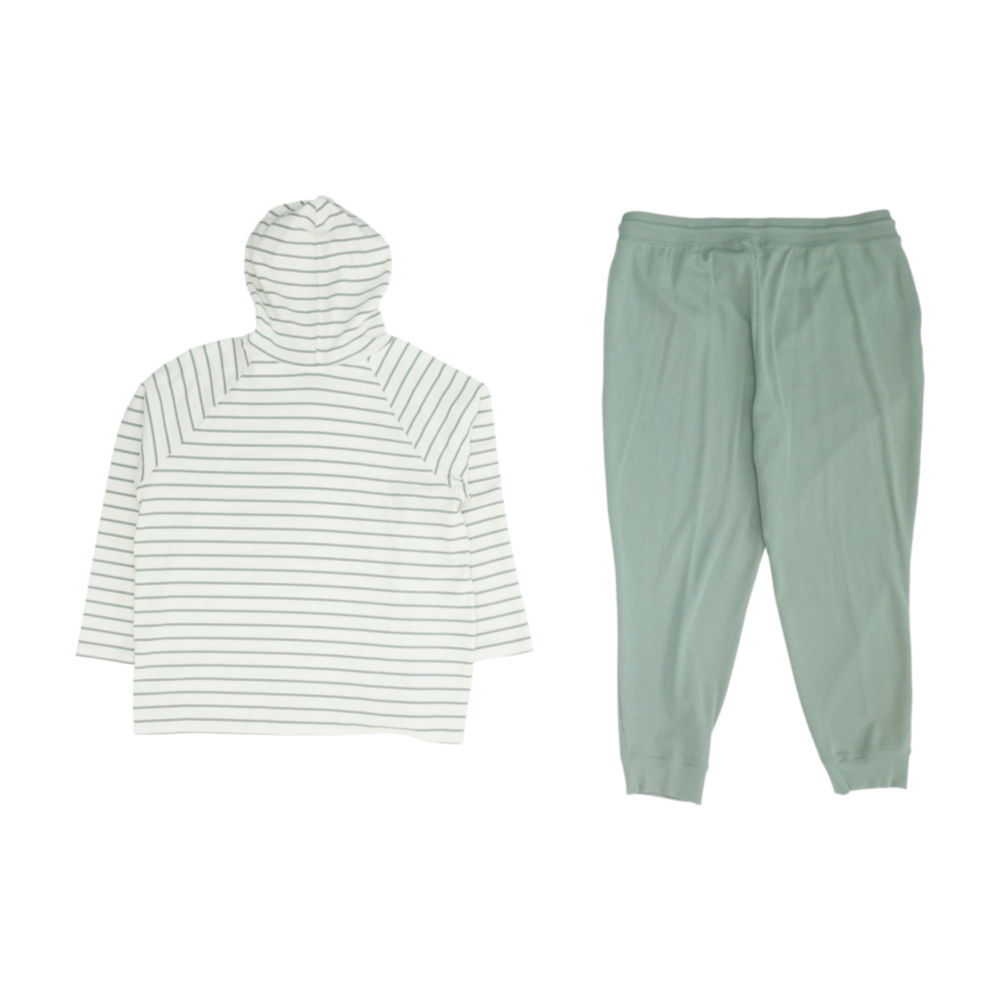 Max & Mia Green Striped Active Set – Image 2