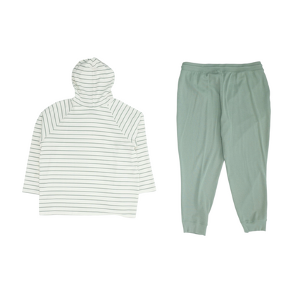 Max & Mia Green Striped Active Set – Image 2