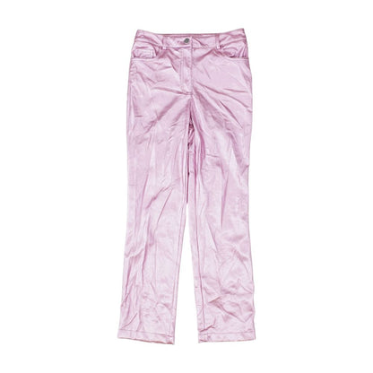Pink Solid Pants