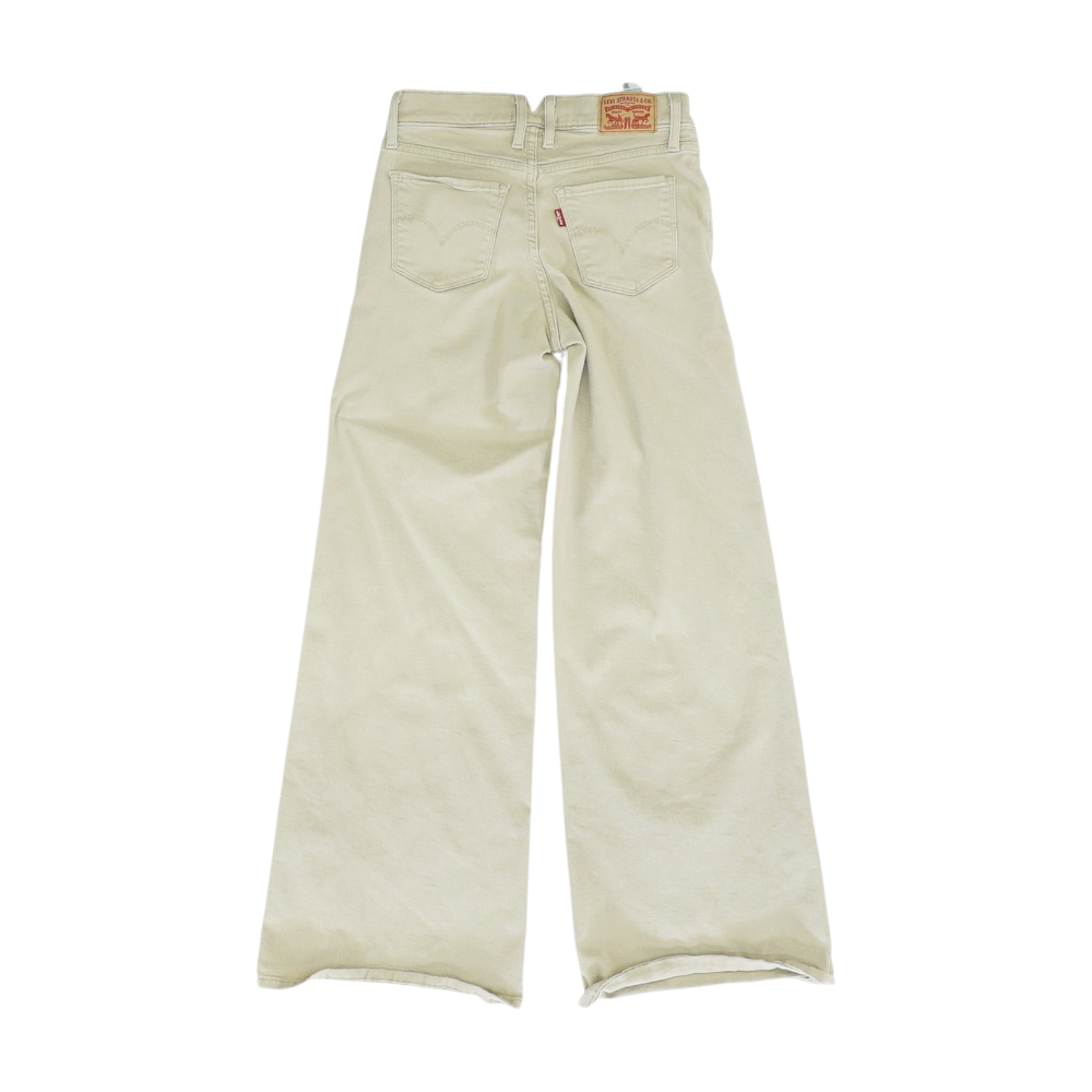318 Beige Wide Leg Jeans