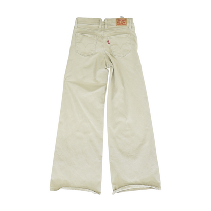 318 Beige Wide Leg Jeans