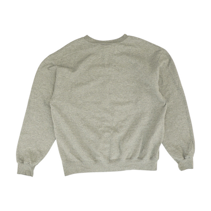 Gray Solid Sweatshirt Pullover