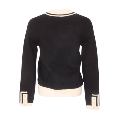 Black Cardigan Sweater