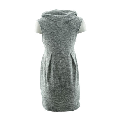 Gray Maternity Graphic Mini Dress