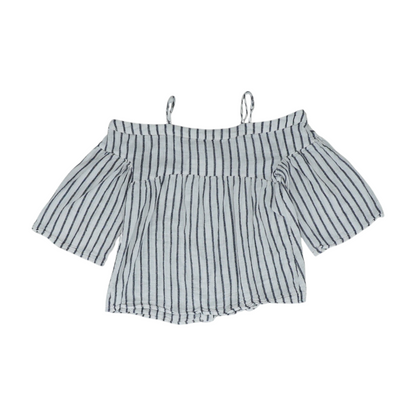 White Striped Button Down