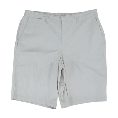 Tan Solid Chino Shorts